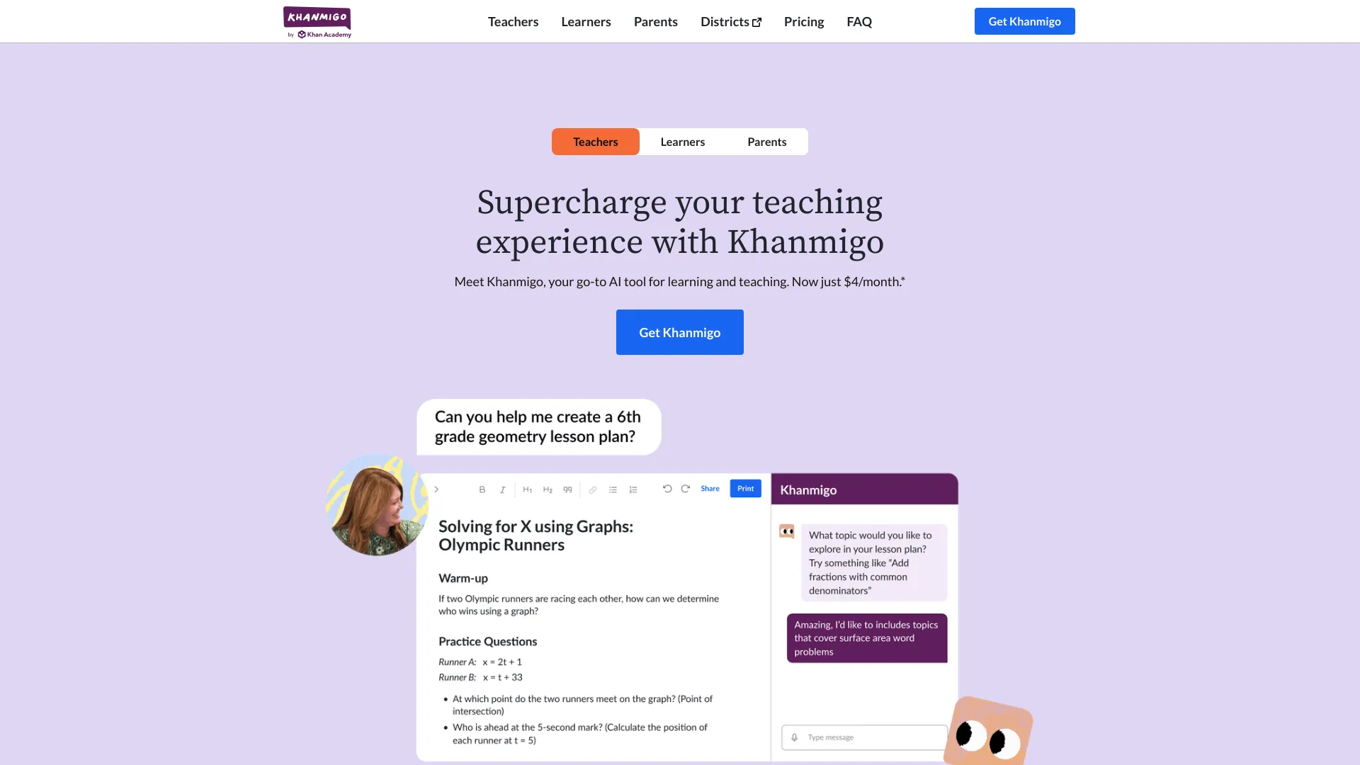 Khanmigo screenshot