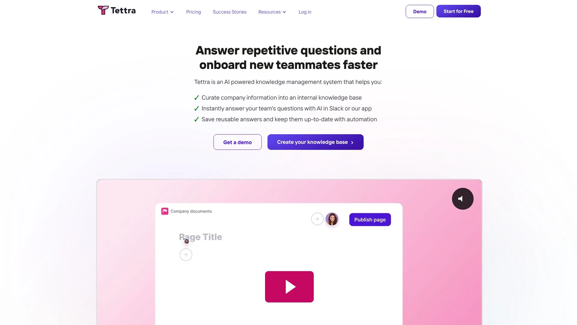 Tettra screenshot