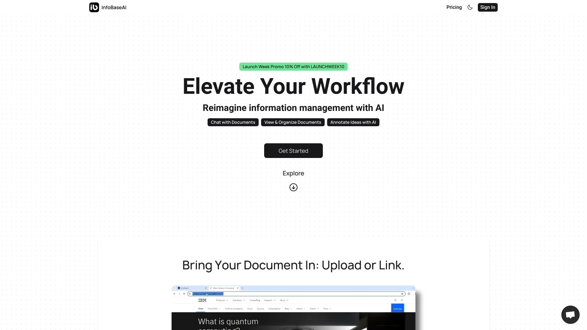 InfoBaseAI screenshot