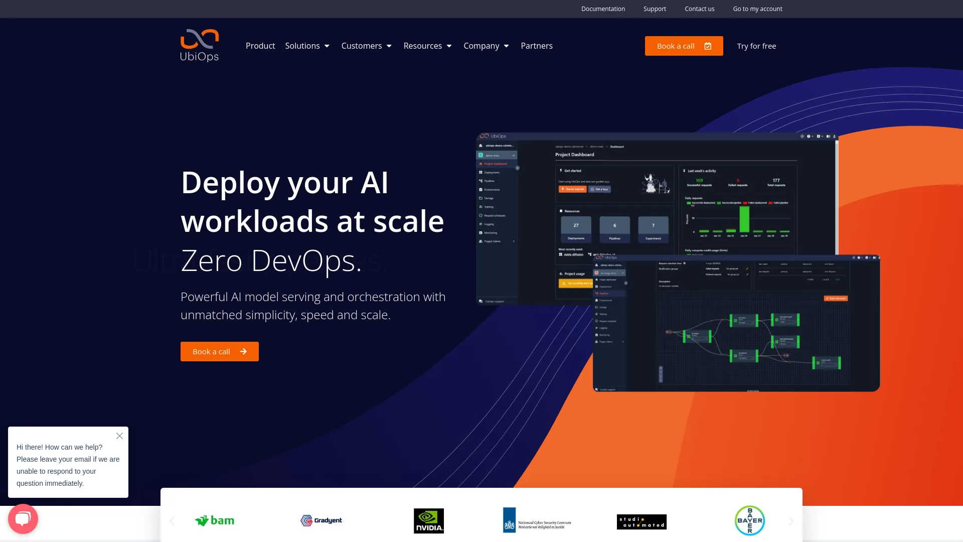 UbiOps screenshot