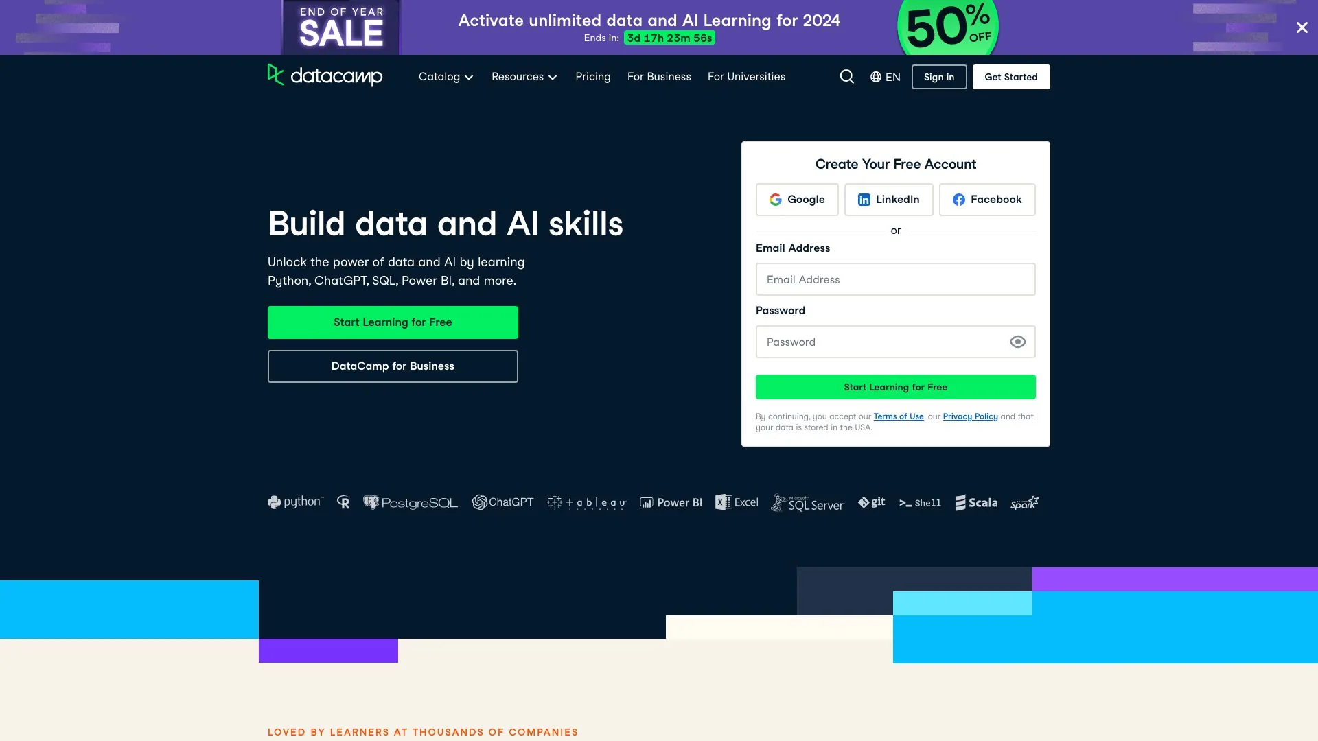 DataCamp screenshot