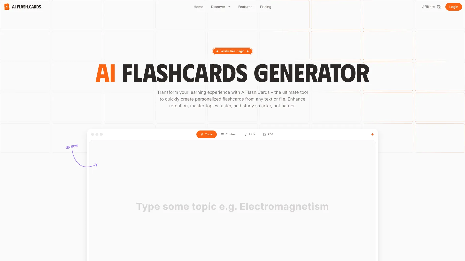 AI Flashcards Generator screenshot