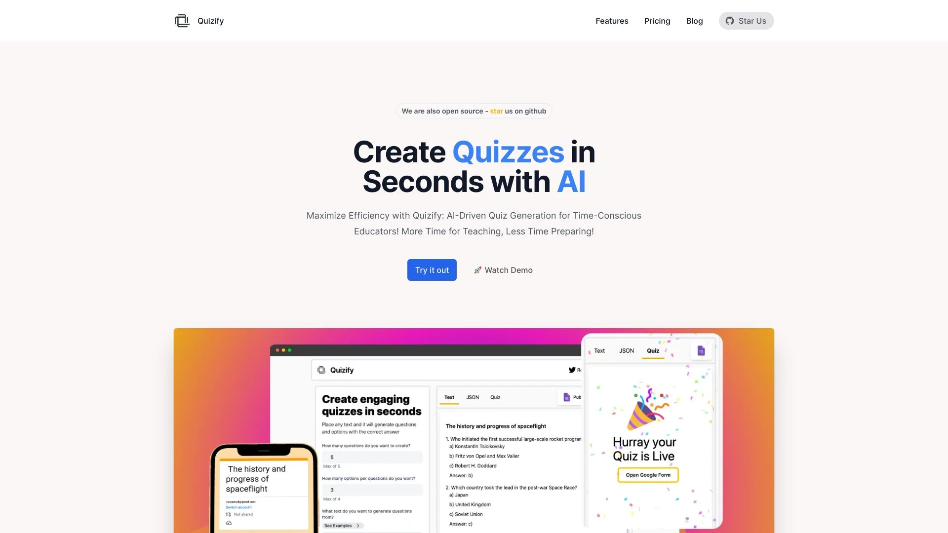 Quizify screenshot