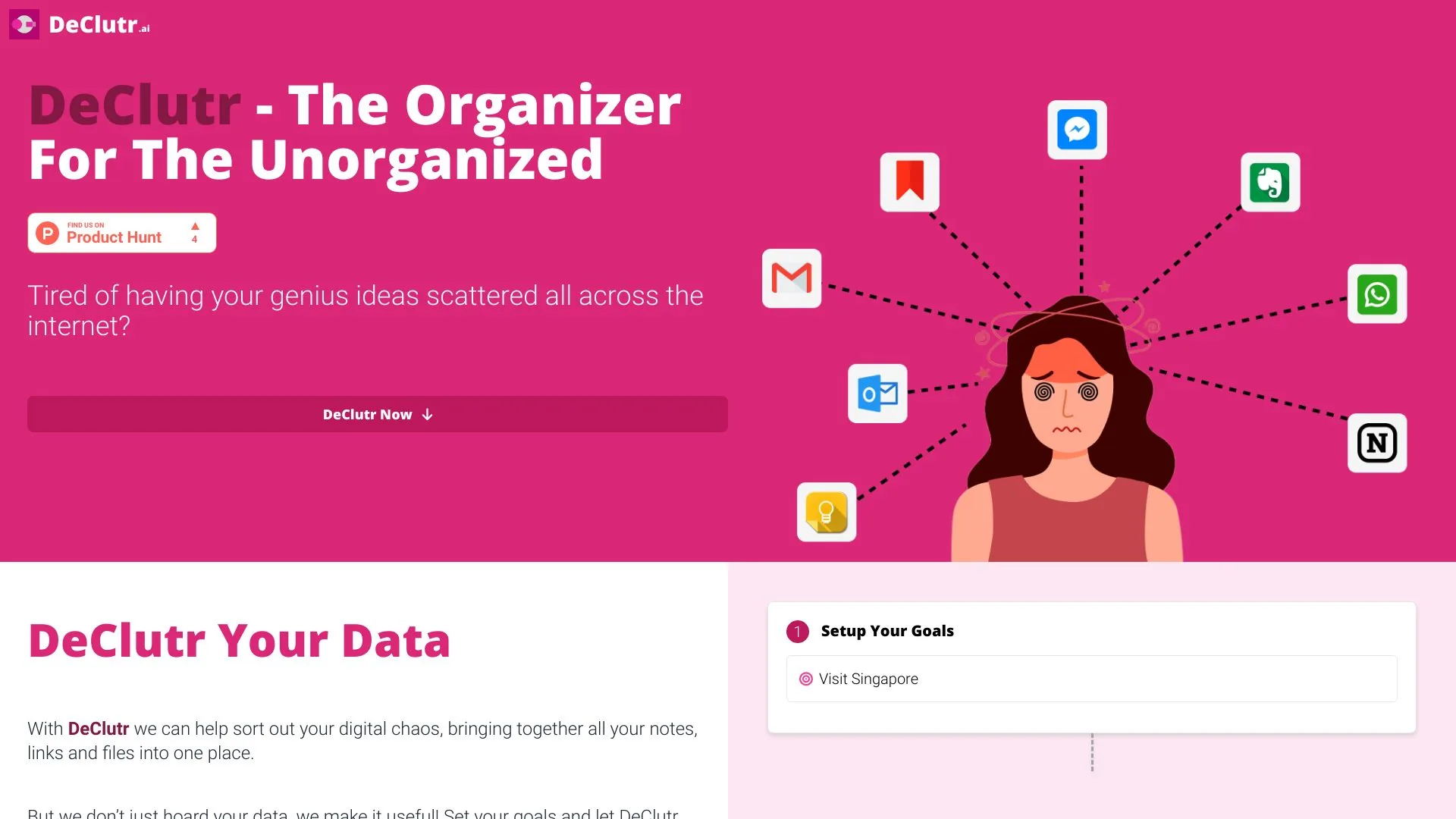 DeClutr screenshot