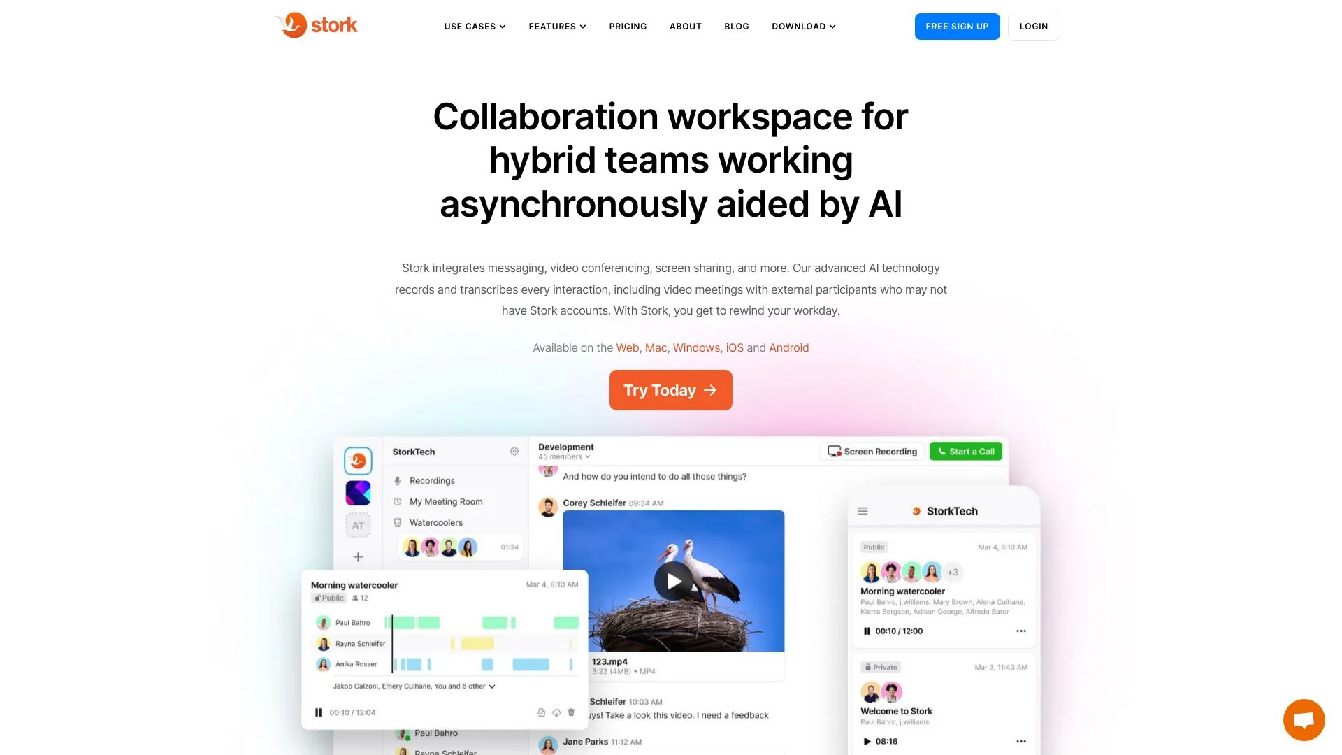 Stork screenshot