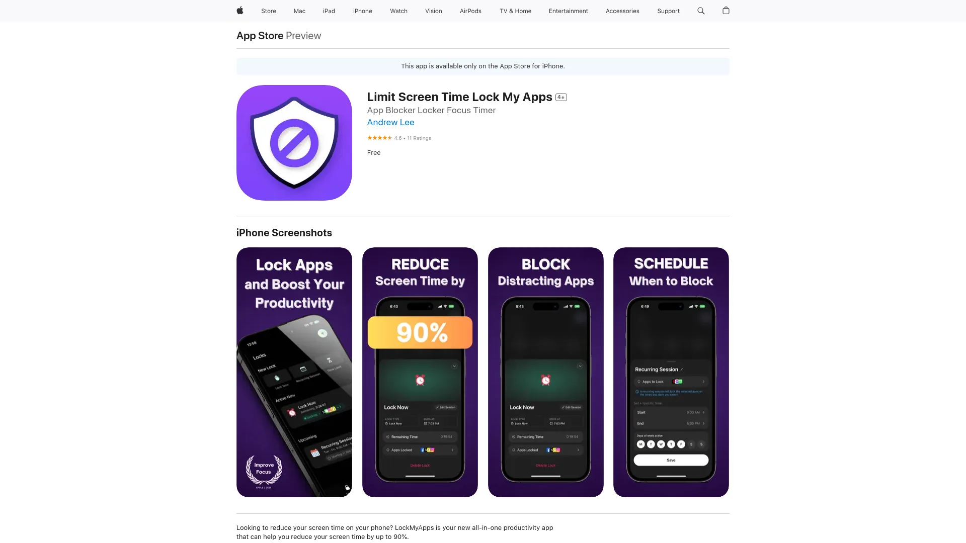 Lock My Apps screenshot