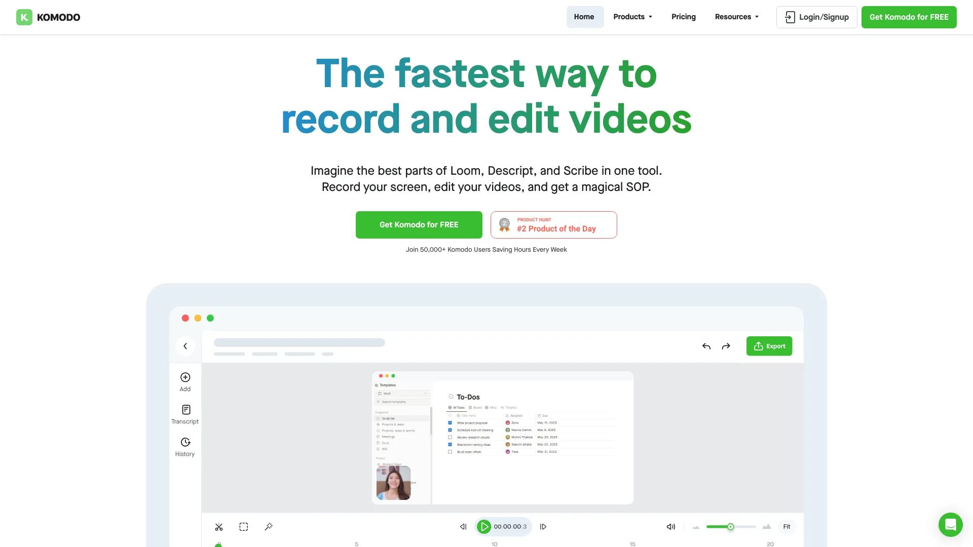 Komodo screenshot