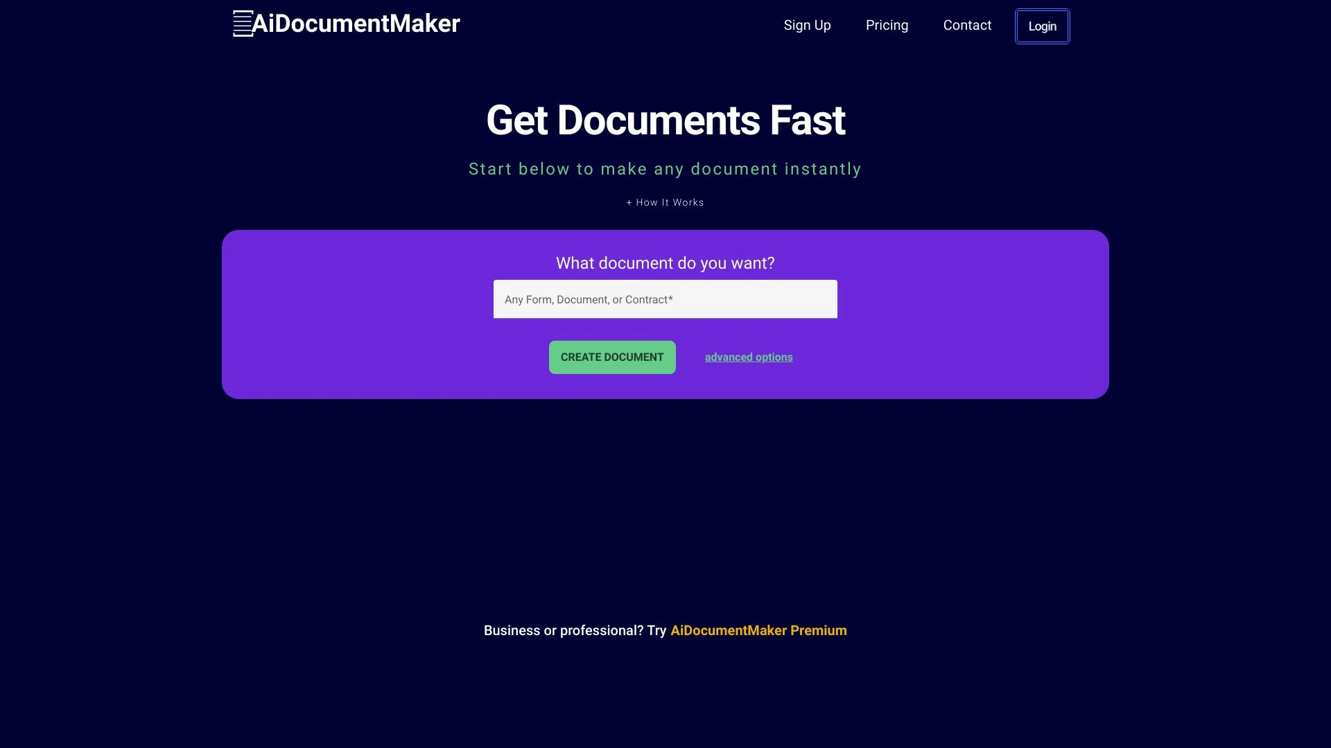 AiDocumentMaker screenshot