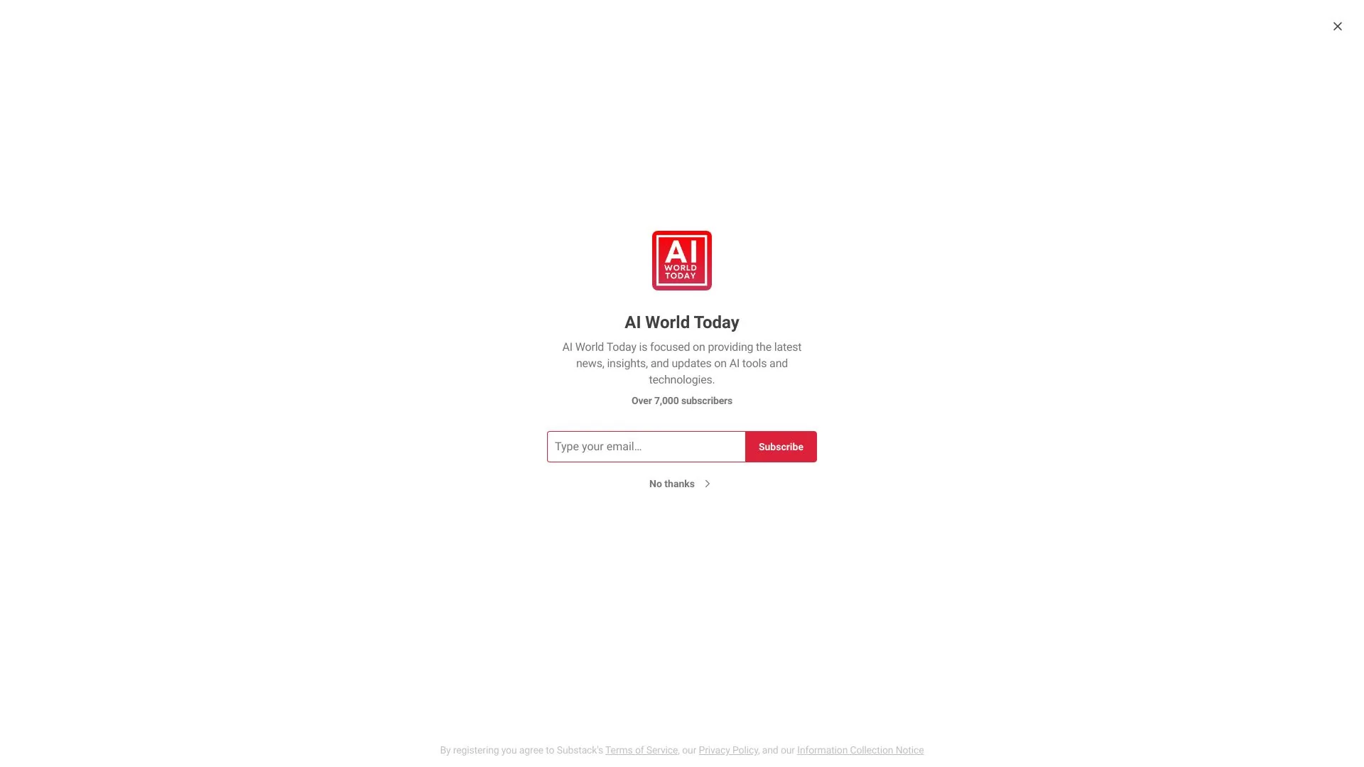 AI世界今日 screenshot