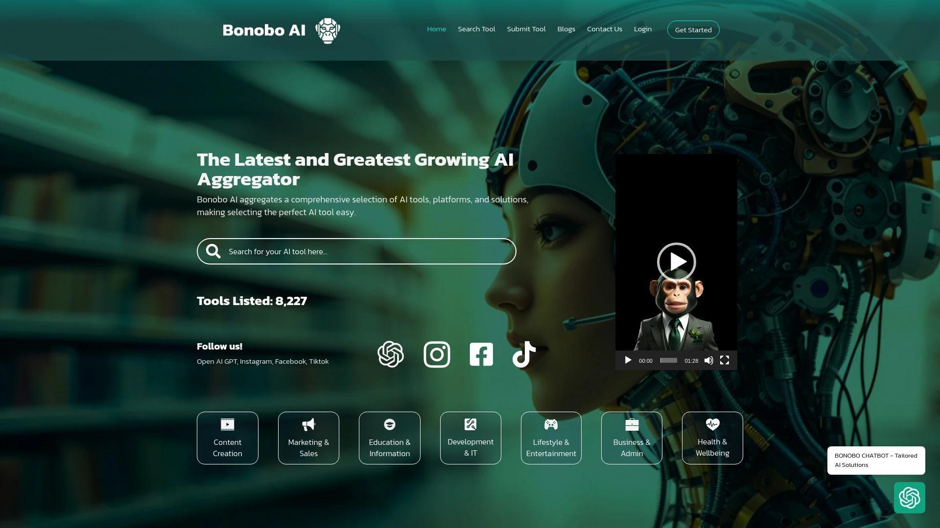 Bonobo AI screenshot