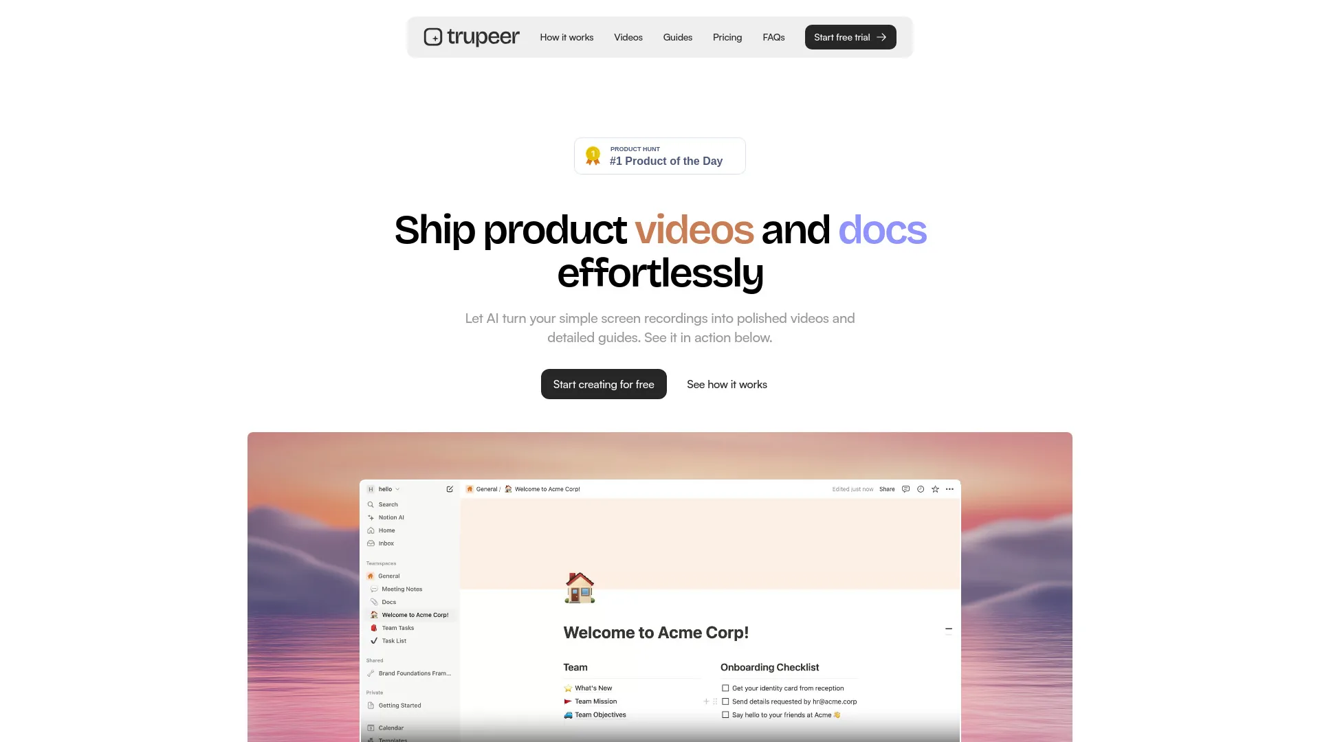 Trupeer screenshot