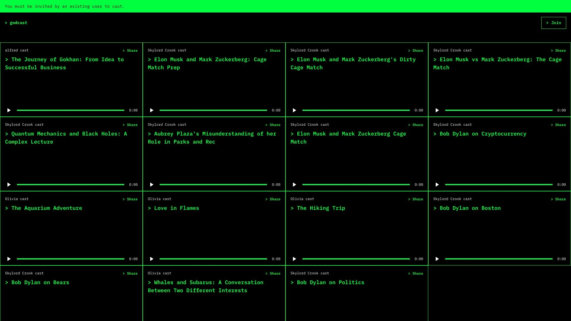 Godcast screenshot