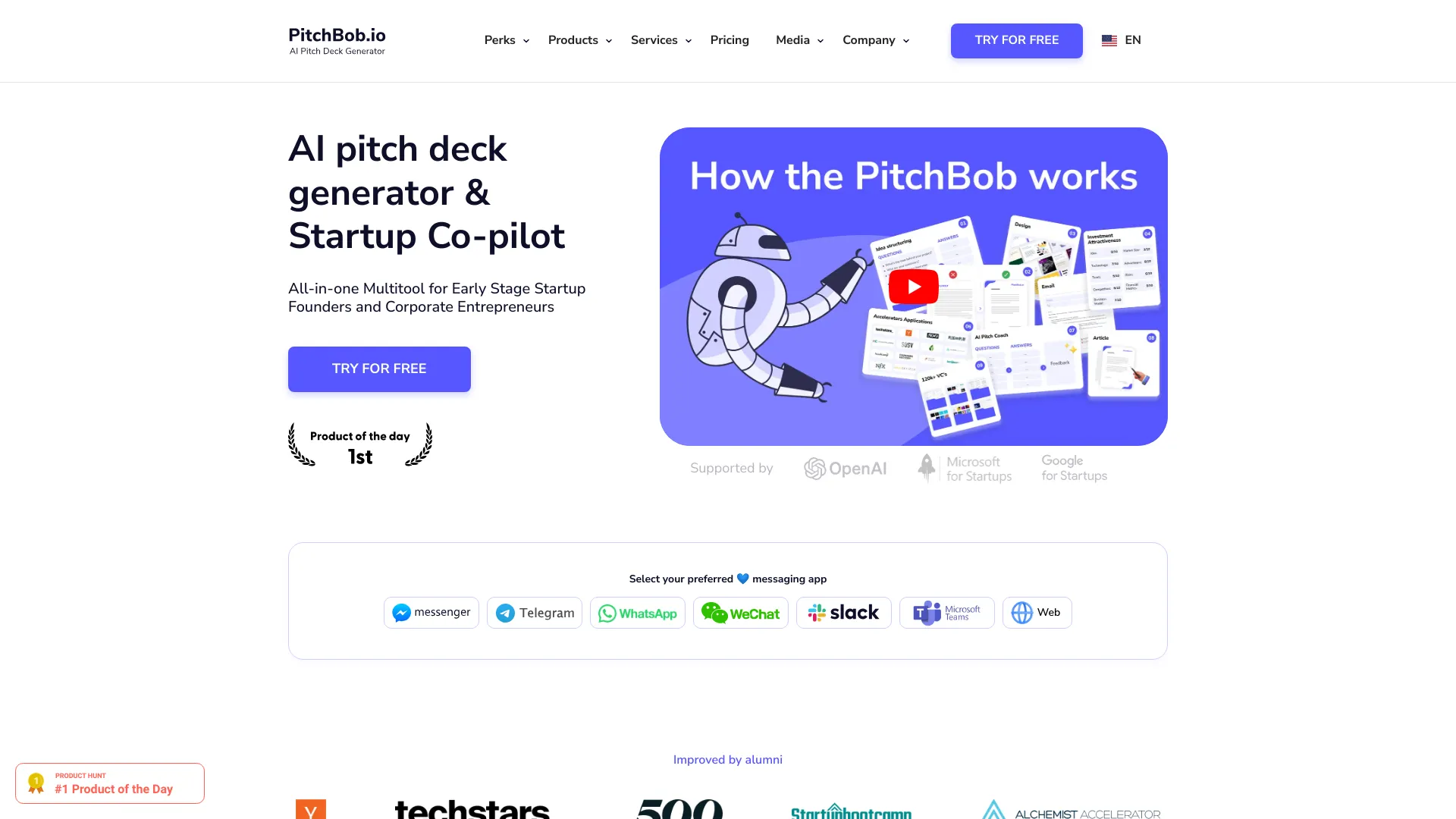 PitchBob.io screenshot
