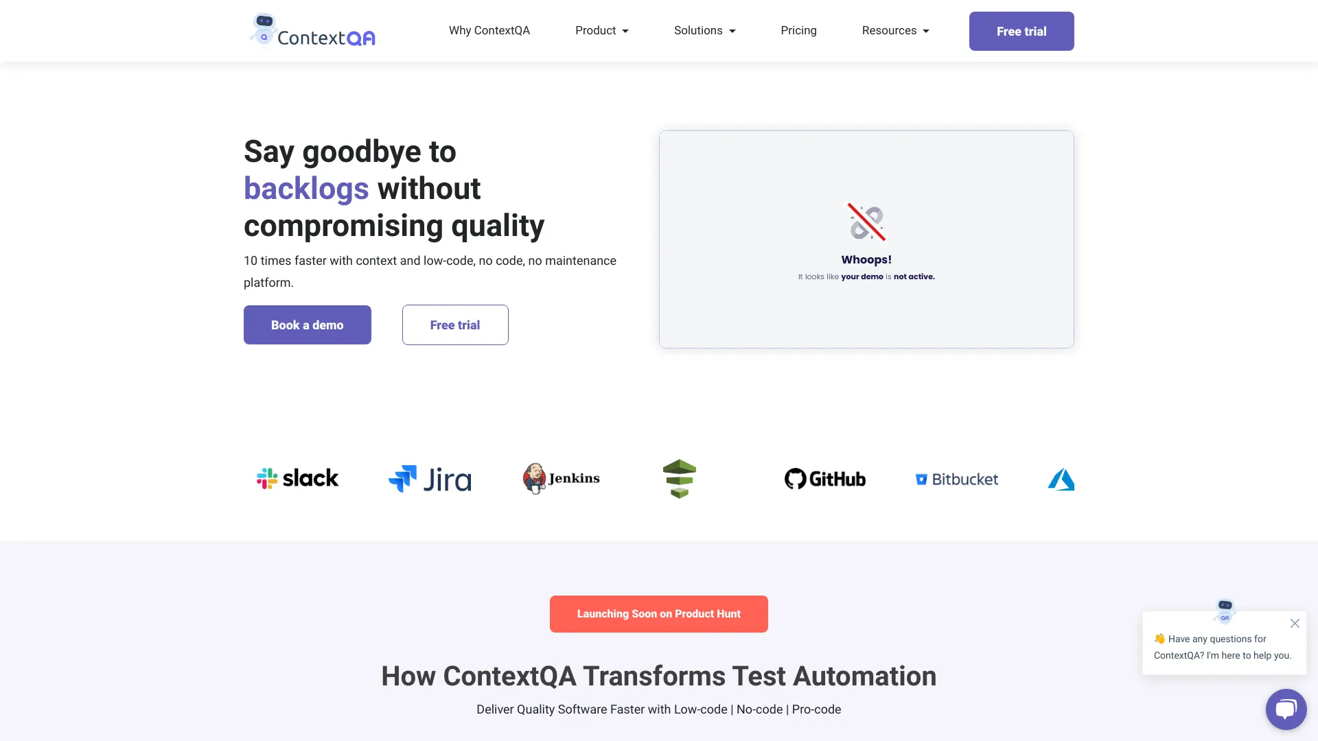 ContextQA screenshot