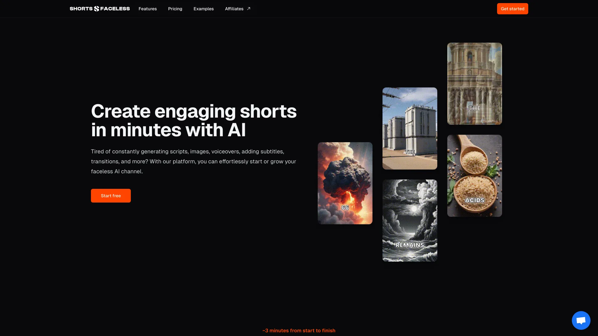 ShortsFaceless screenshot