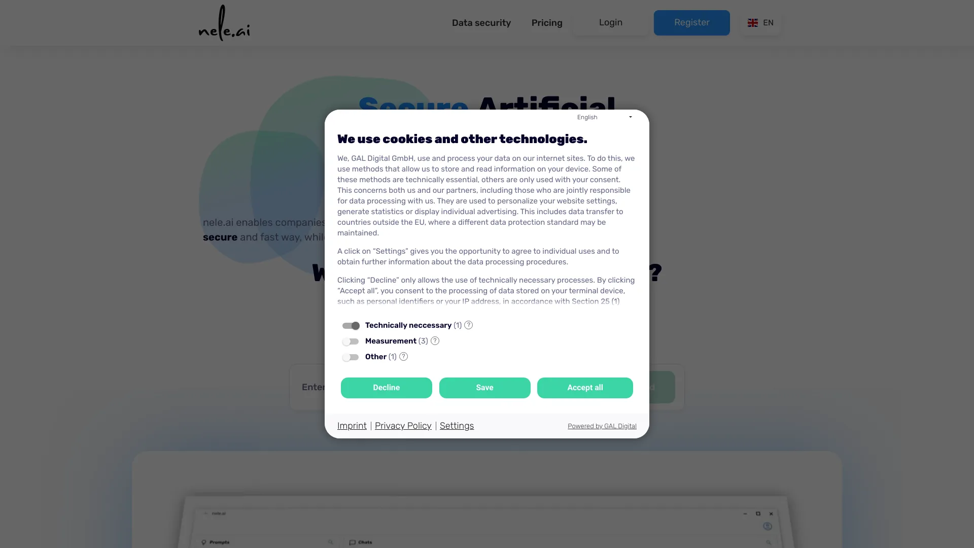 nele.ai screenshot