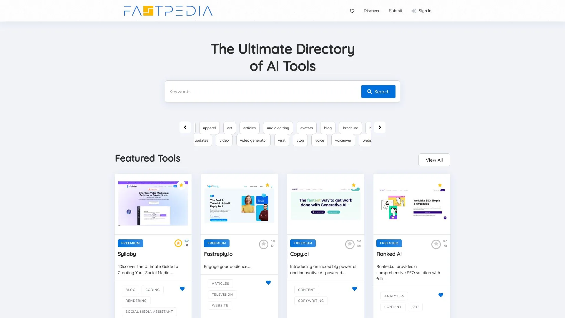 FastPedia screenshot