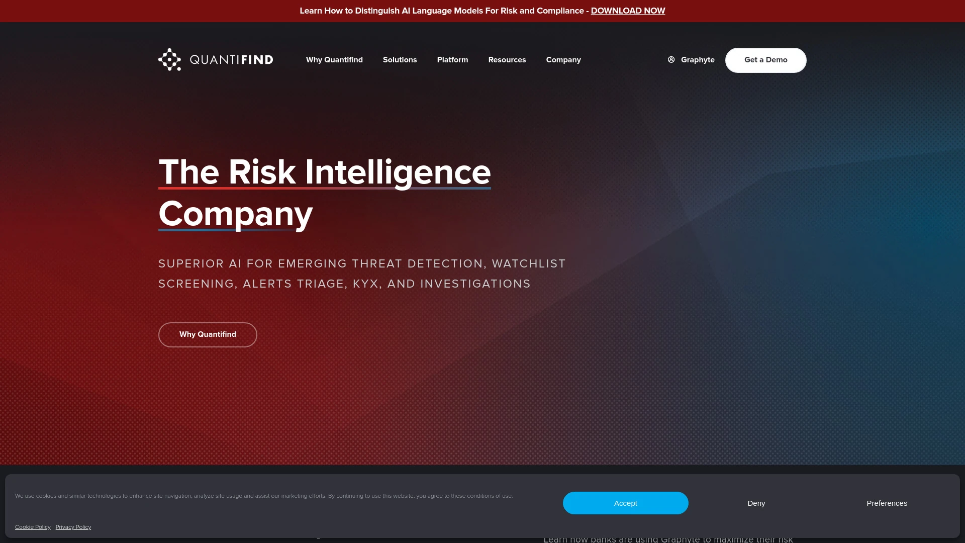 Quantifind Intelligent Financial Crimes Automation screenshot