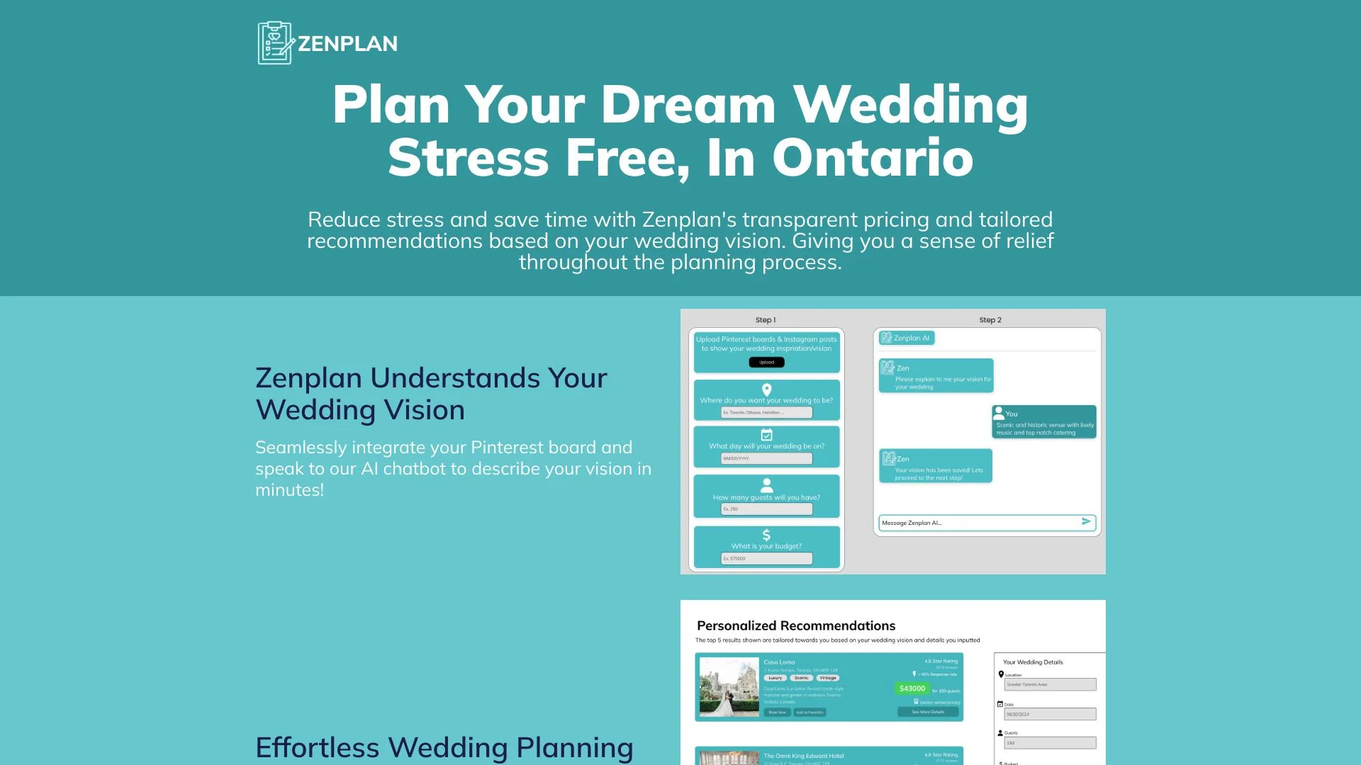 Zenplan - Wedding Planning screenshot