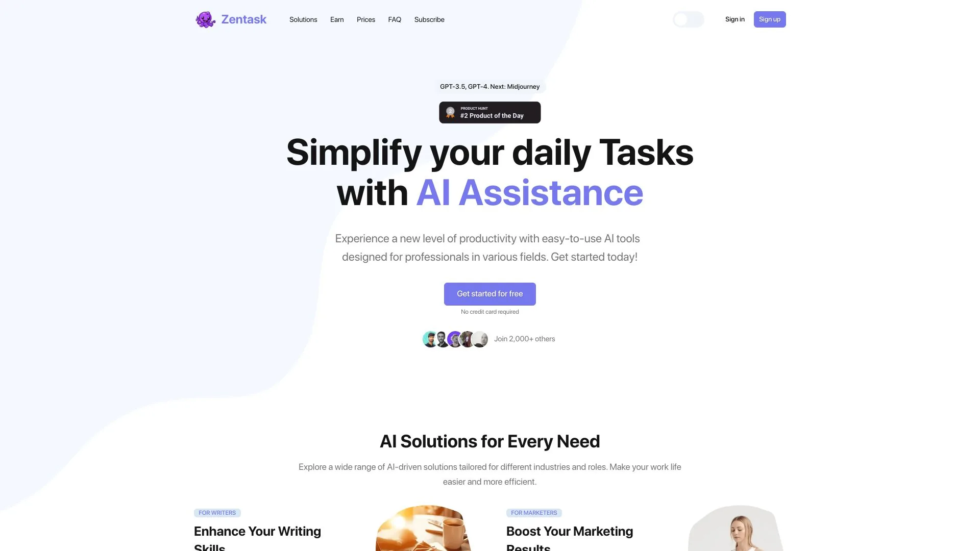 Zentask screenshot