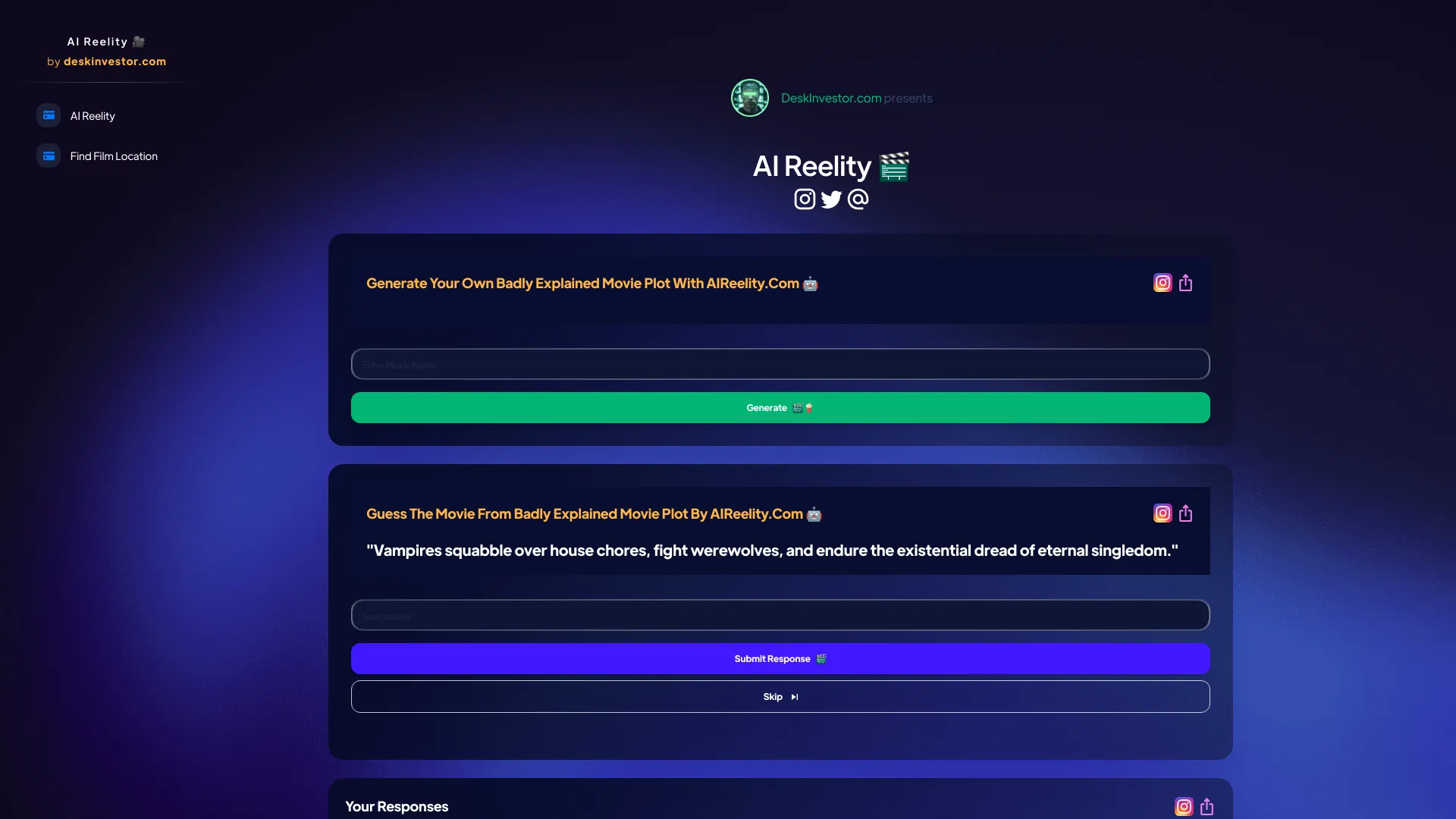 AIreelity screenshot