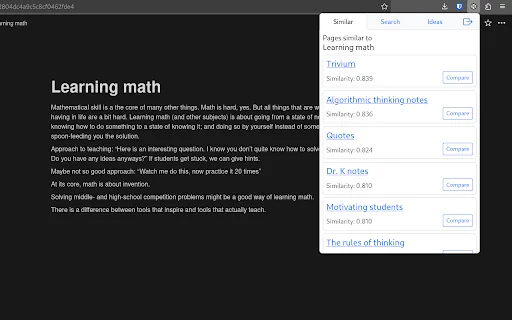 Notiondipity screenshot
