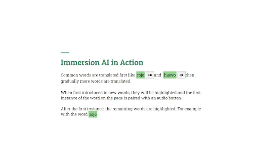 Immersion AI screenshot