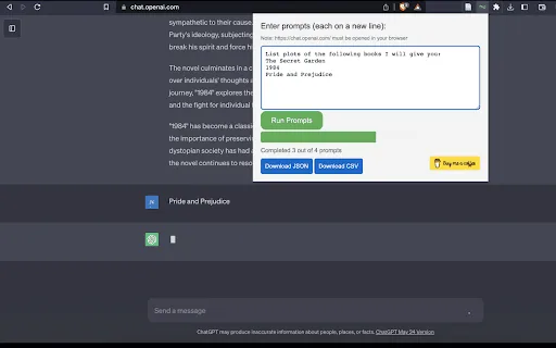 BatchGPT screenshot
