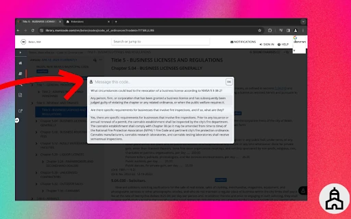 Municode.ai screenshot