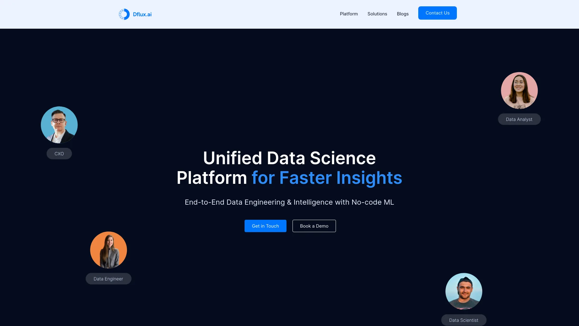 Dflux.ai - Unified Data Science Platform screenshot